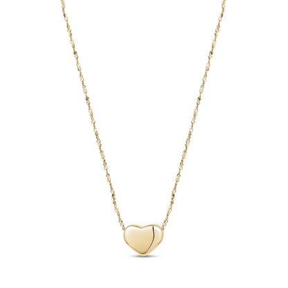 Sliding Heart Charm Pendant - Women Pendant - The Steel Shop