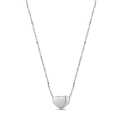 Sliding Heart Charm Pendant - Women Pendant - The Steel Shop
