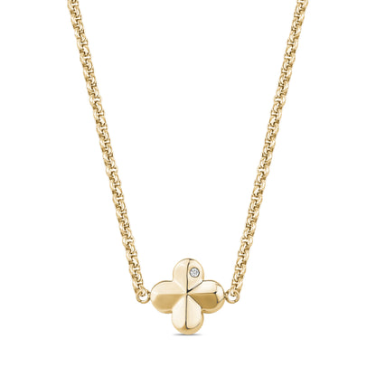 Four-Leaf Clover Pendant Necklace - Women Pendant - The Steel Shop