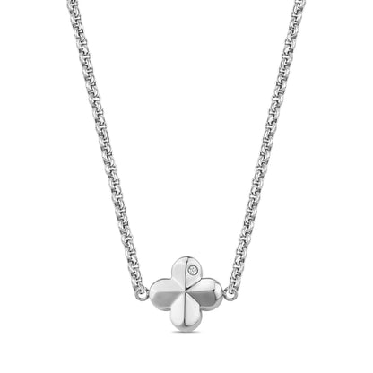Four-Leaf Clover Pendant Necklace - Women Pendant - The Steel Shop