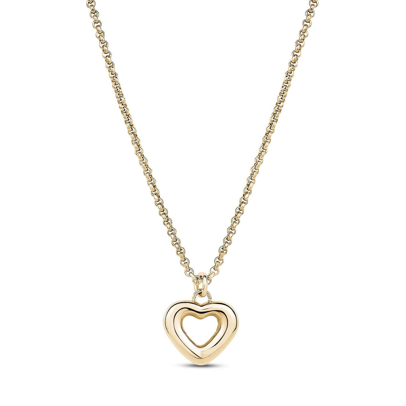 Modern Silhouette Heart Pendant - Women Pendant - The Steel Shop