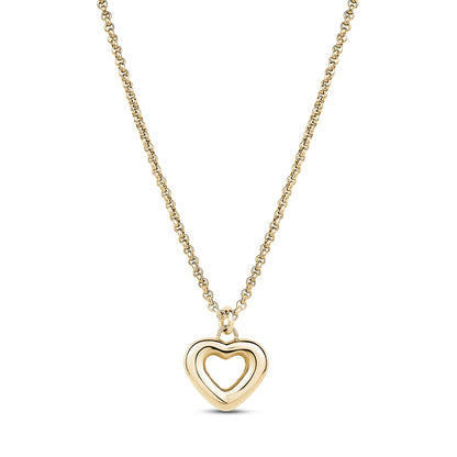 Modern Silhouette Heart Pendant - Women Pendant - The Steel Shop