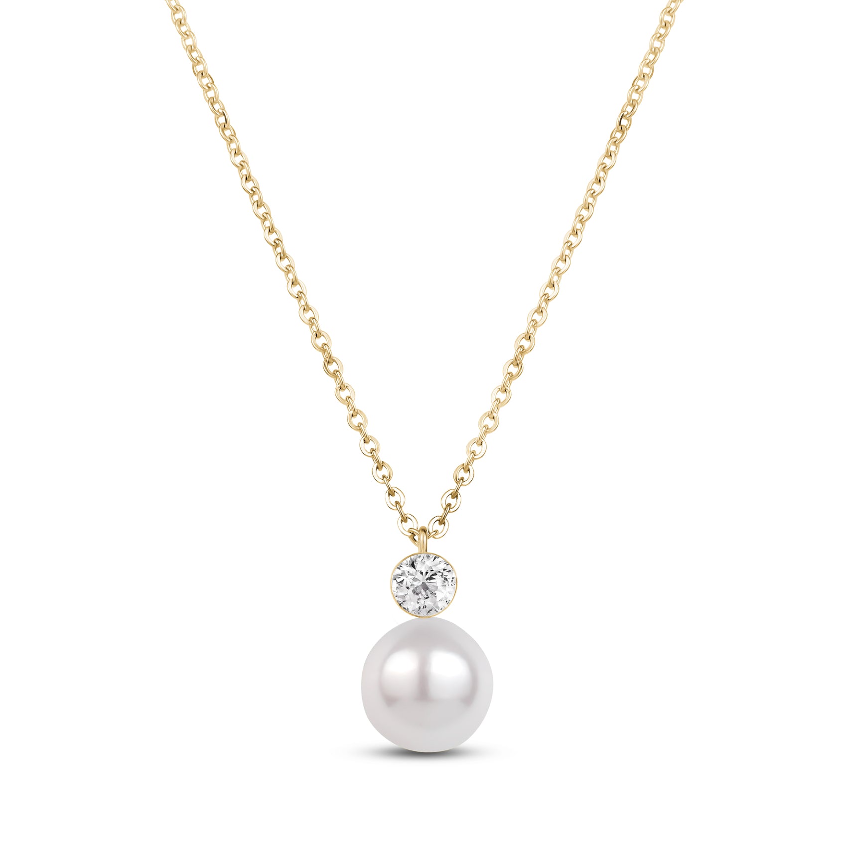 Pearl Drop Pendant - Women Pendant - The Steel Shop
