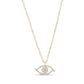 Stone-Set Protective Evil Eye Pendant - Women Pendant - The Steel Shop