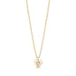 Minimal Star of David Heart Pendant - Women Pendant - The Steel Shop
