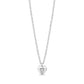 Minimal Star of David Heart Pendant - Women Pendant - The Steel Shop