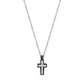 Stone-Set Urn Cross Pendant - unisex pendant - The Steel Shop