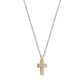 Stone-Set Urn Cross Pendant - unisex pendant - The Steel Shop