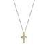 Stone-Set Urn Cross Pendant - unisex pendant - The Steel Shop