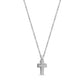 Stone-Set Urn Cross Pendant - unisex pendant - The Steel Shop