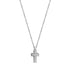 Stone-Set Urn Cross Pendant - unisex pendant - The Steel Shop