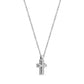 Stone-Set Urn Cross Pendant - unisex pendant - The Steel Shop