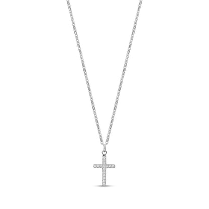 Pavé Cross Pendant - Women Pendant - The Steel Shop