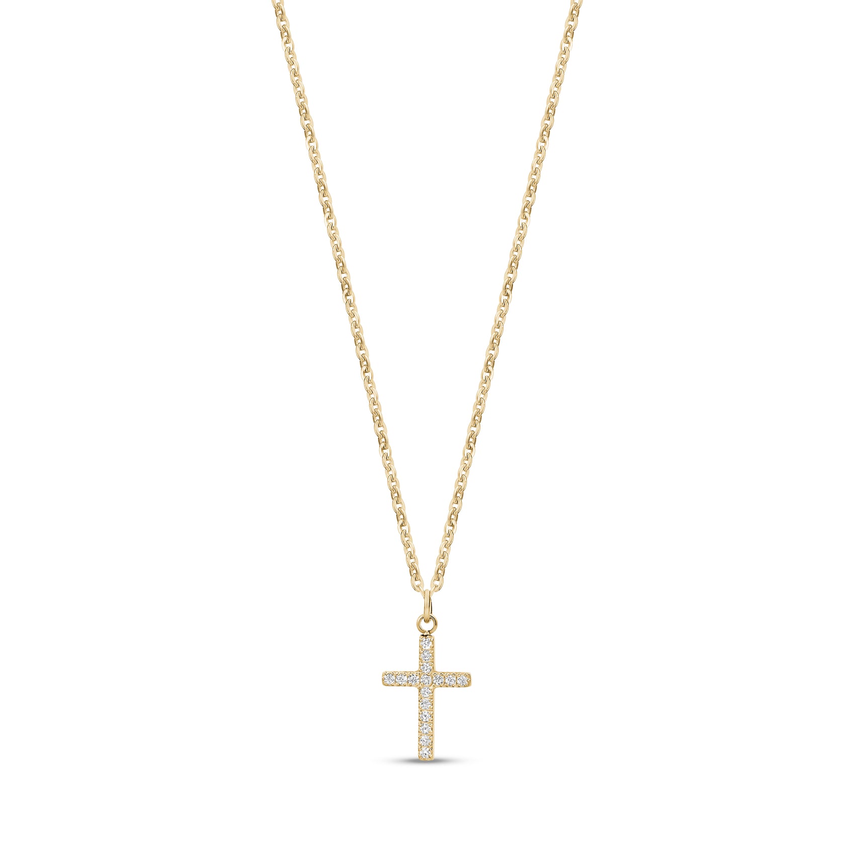 Pavé Cross Pendant - Women Pendant - The Steel Shop