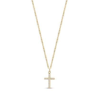 Pavé Cross Pendant - Women Pendant - The Steel Shop