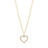 Pavé Open Heart Pendant - Women Pendant - The Steel Shop