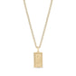 Minimal Allah Rectangle Pendant - Women Pendant - The Steel Shop