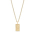 Minimal Allah Rectangle Pendant - Women Pendant - The Steel Shop