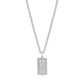 Minimal Allah Rectangle Pendant - Women Pendant - The Steel Shop