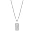 Minimal Allah Rectangle Pendant - Women Pendant - The Steel Shop