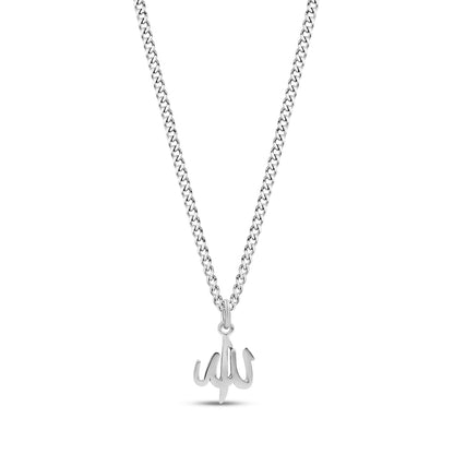 Minimal Allah Pendant - Women Pendant - The Steel Shop