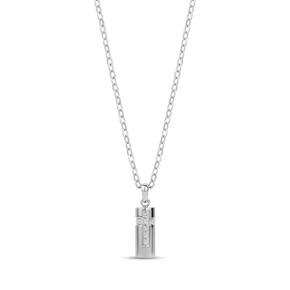 Cross Cylinder Urn Pendant