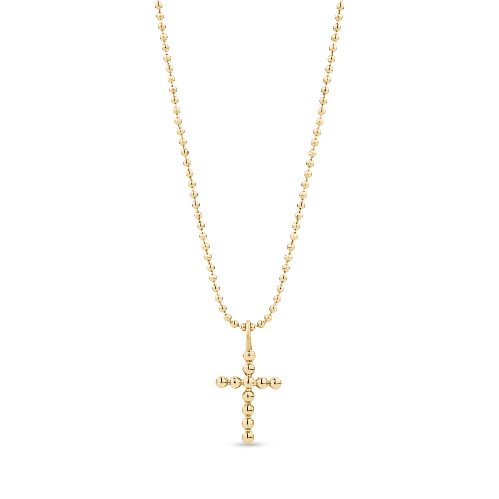 Beaded Cross Pendant - Women Pendant - The Steel Shop