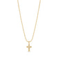 Mini Beaded Cross Pendant - Women Pendant - The Steel Shop