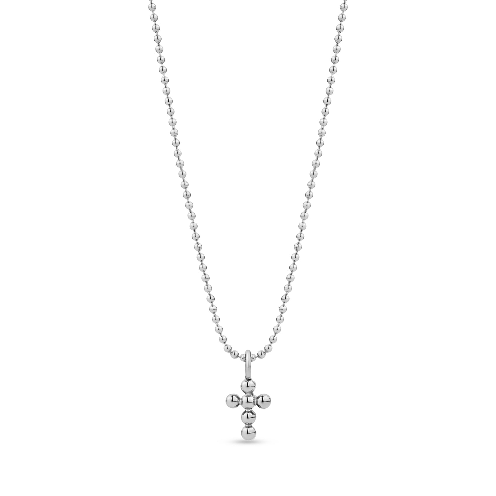 Mini Beaded Cross Pendant