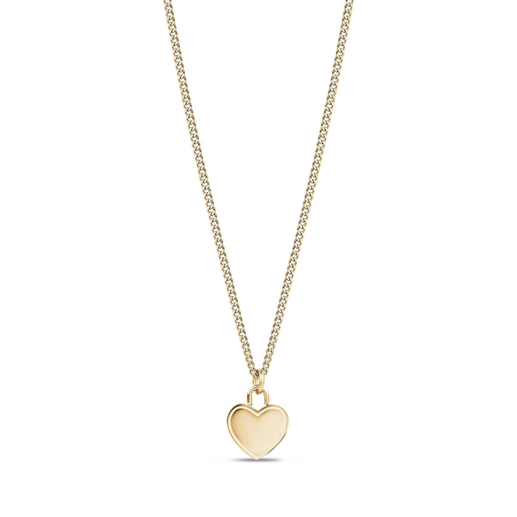 Minimal Heart Pendant - Women Pendant - The Steel Shop