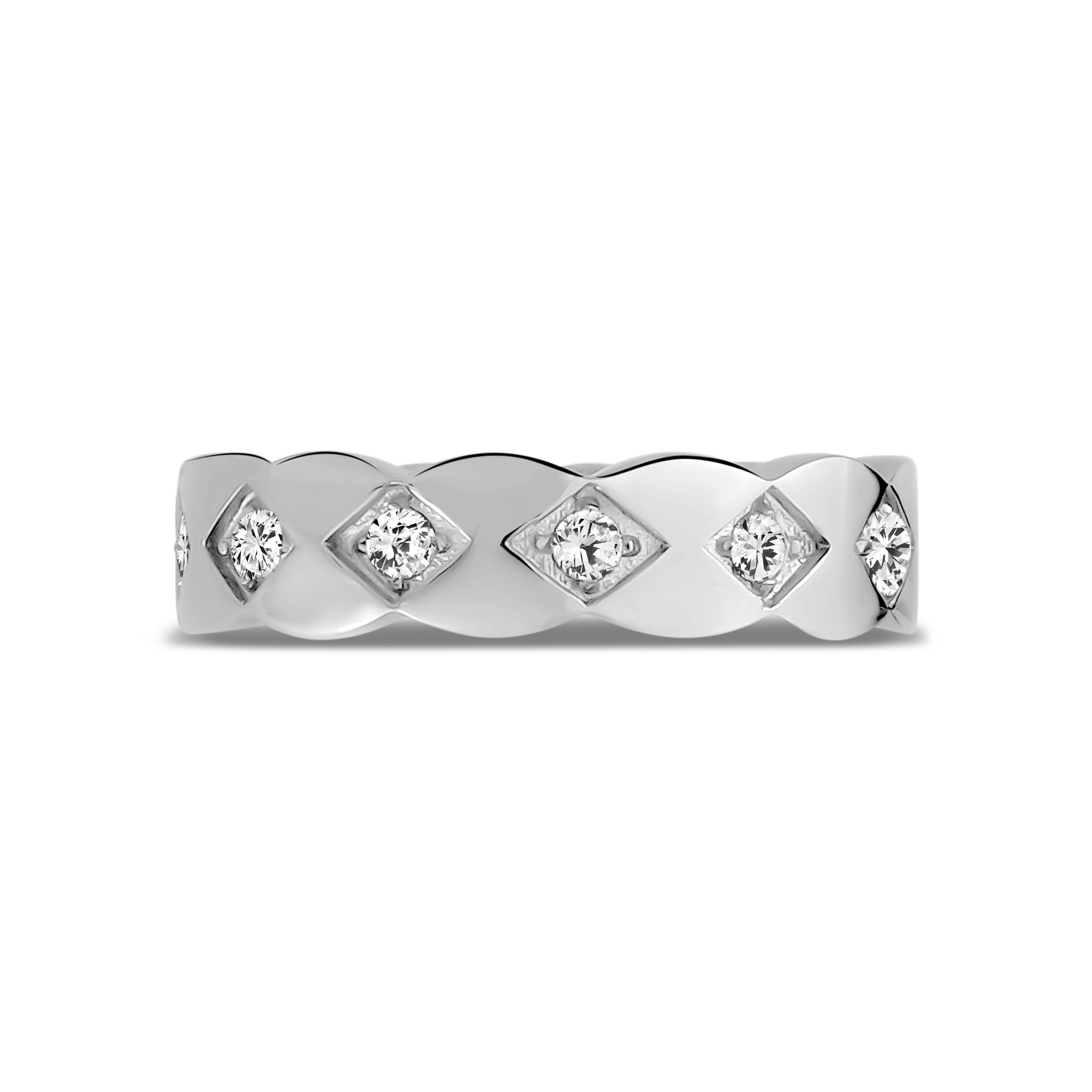 Elegant Stone-Set Cubic Zirconia Womens Ring – The Steel Shop