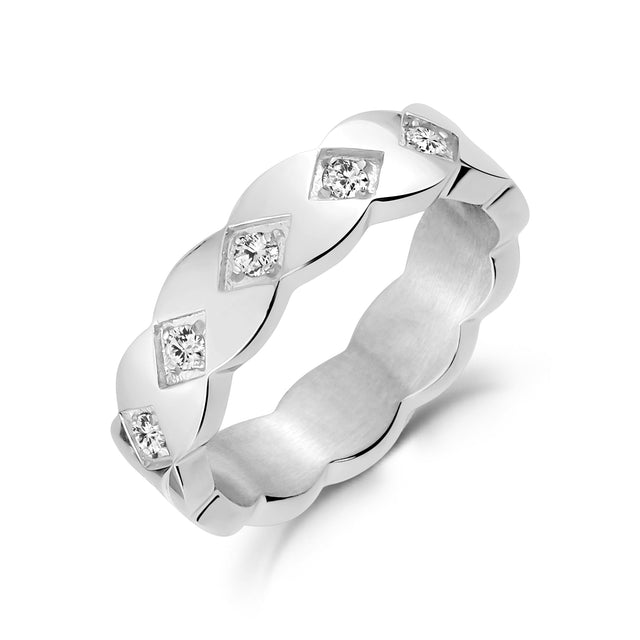 Elegant Stone-Set Ring - Women Ring - The Steel Shop