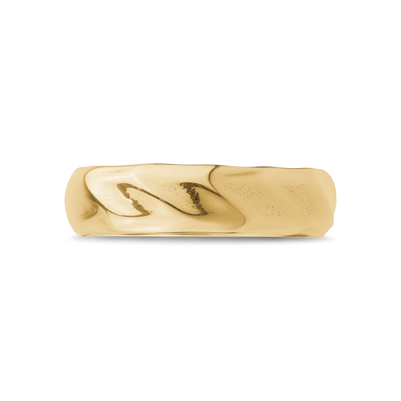 Wavy Shine Band - Women Ring - The Steel Shop