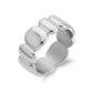 Puffy Link Band - Women Ring - The Steel Shop