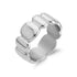 Puffy Link Band - Women Ring - The Steel Shop