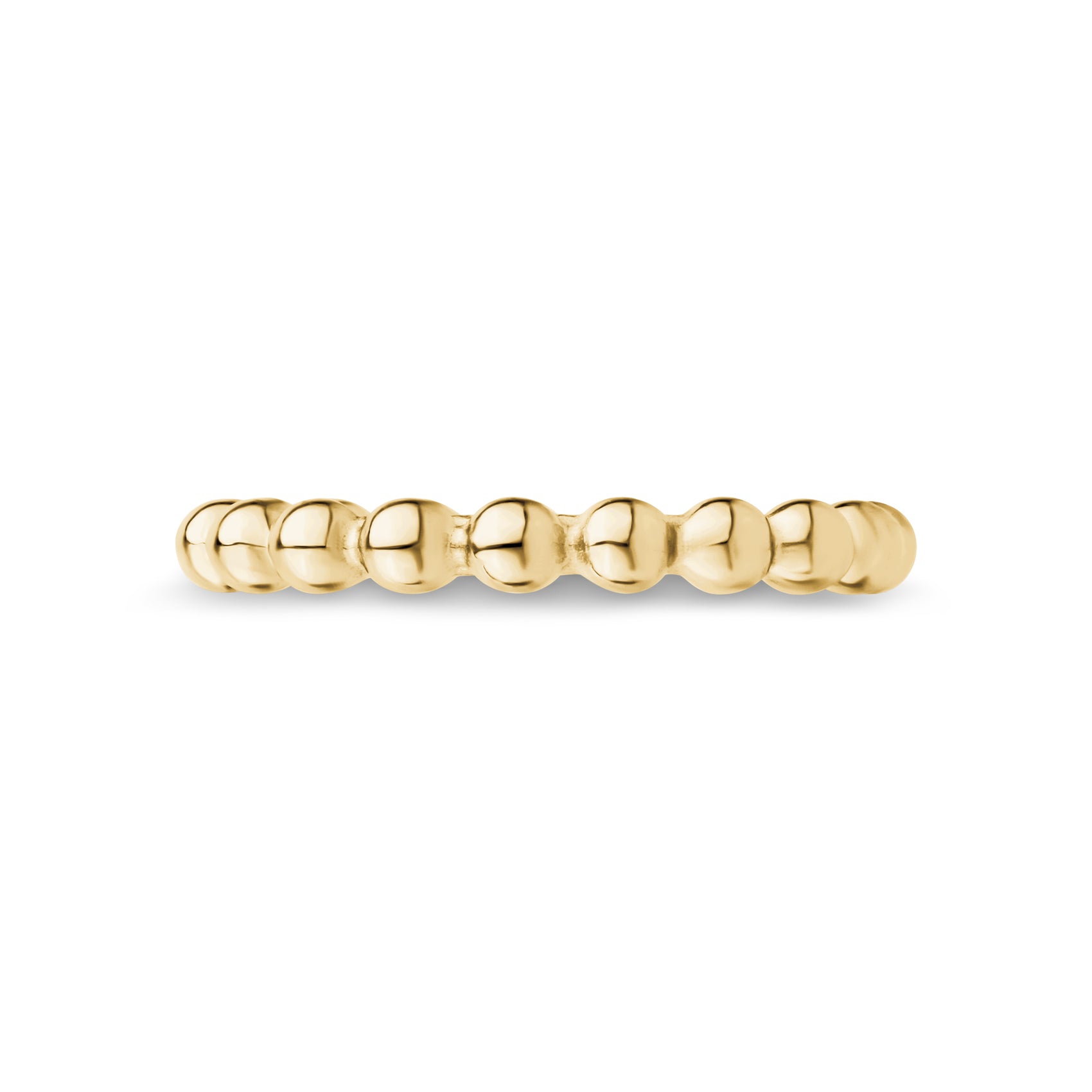 Minimal Beaded Band - Women Ring - The Steel Shop