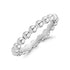 Minimal Beaded Band - Women Ring - The Steel Shop