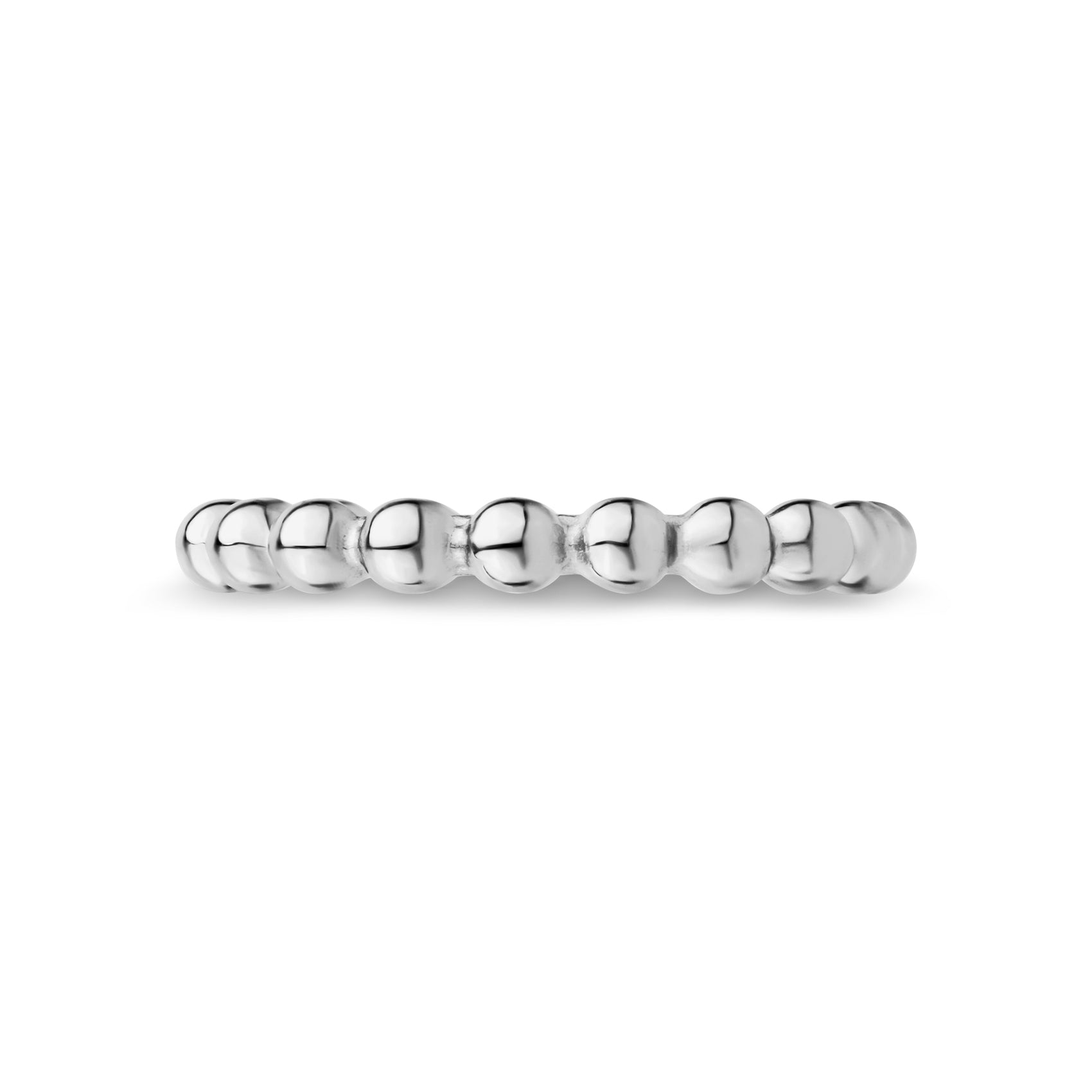Minimal Beaded Band - Women Ring - The Steel Shop