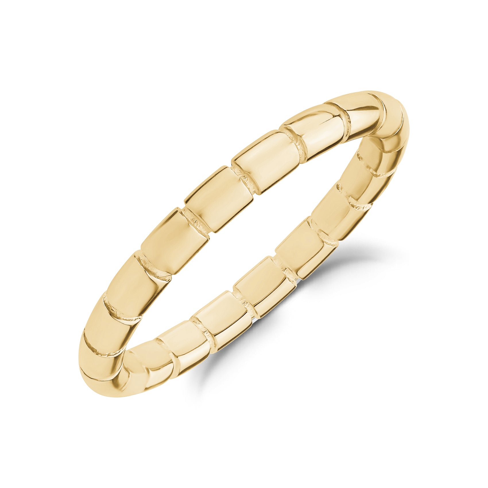 Minimal Segmented Band - Women Ring - The Steel Shop