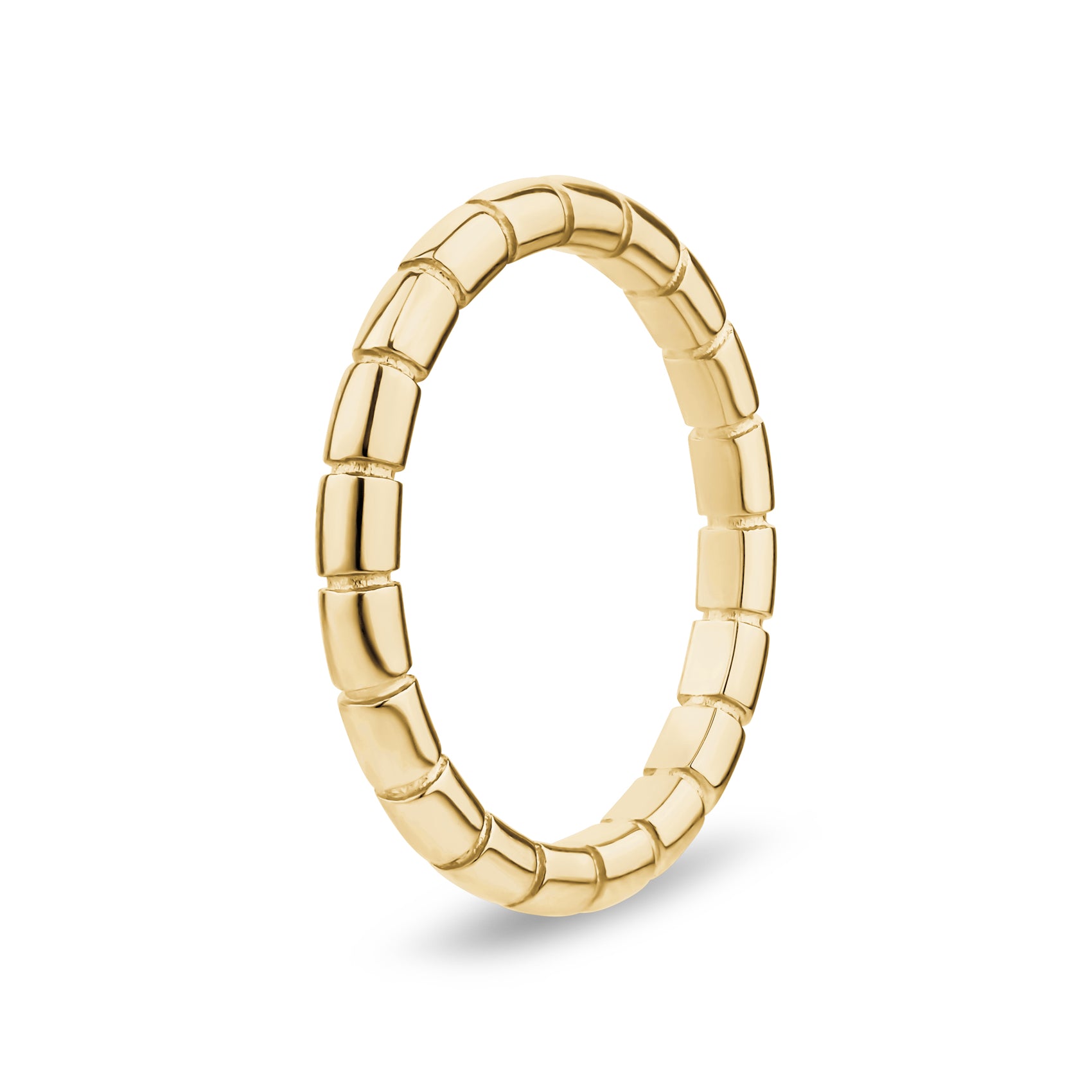 Minimal Segmented Band - Women Ring - The Steel Shop