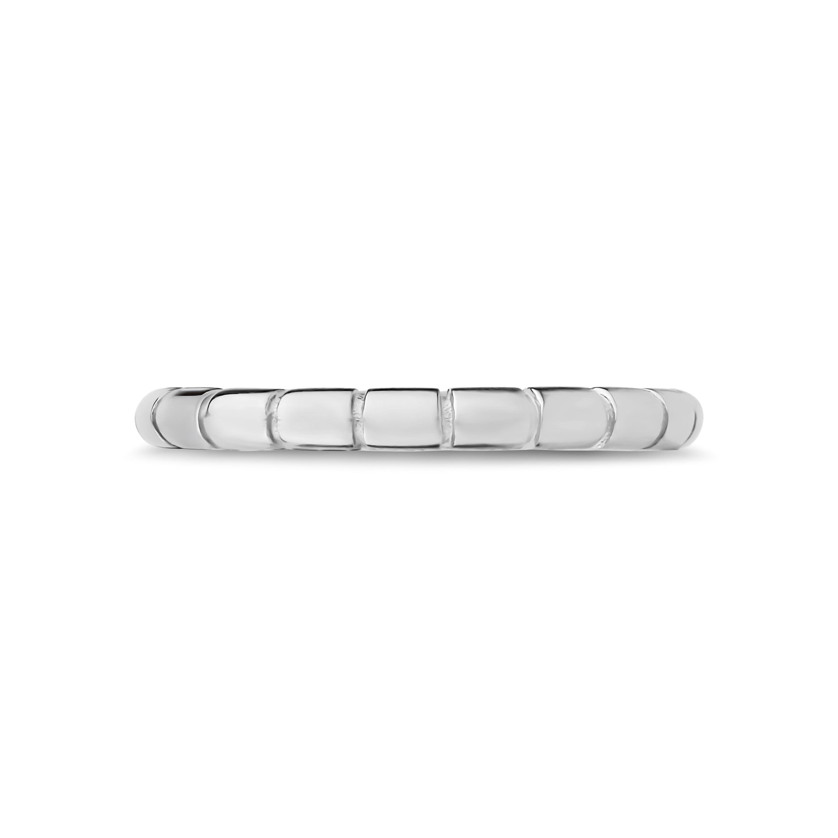 Minimal Segmented Band - Women Ring - The Steel Shop