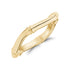 Minimal Curved Bamboo Band - Women Ring - The Steel Shop