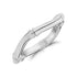 Minimal Curved Bamboo Band - Women Ring - The Steel Shop