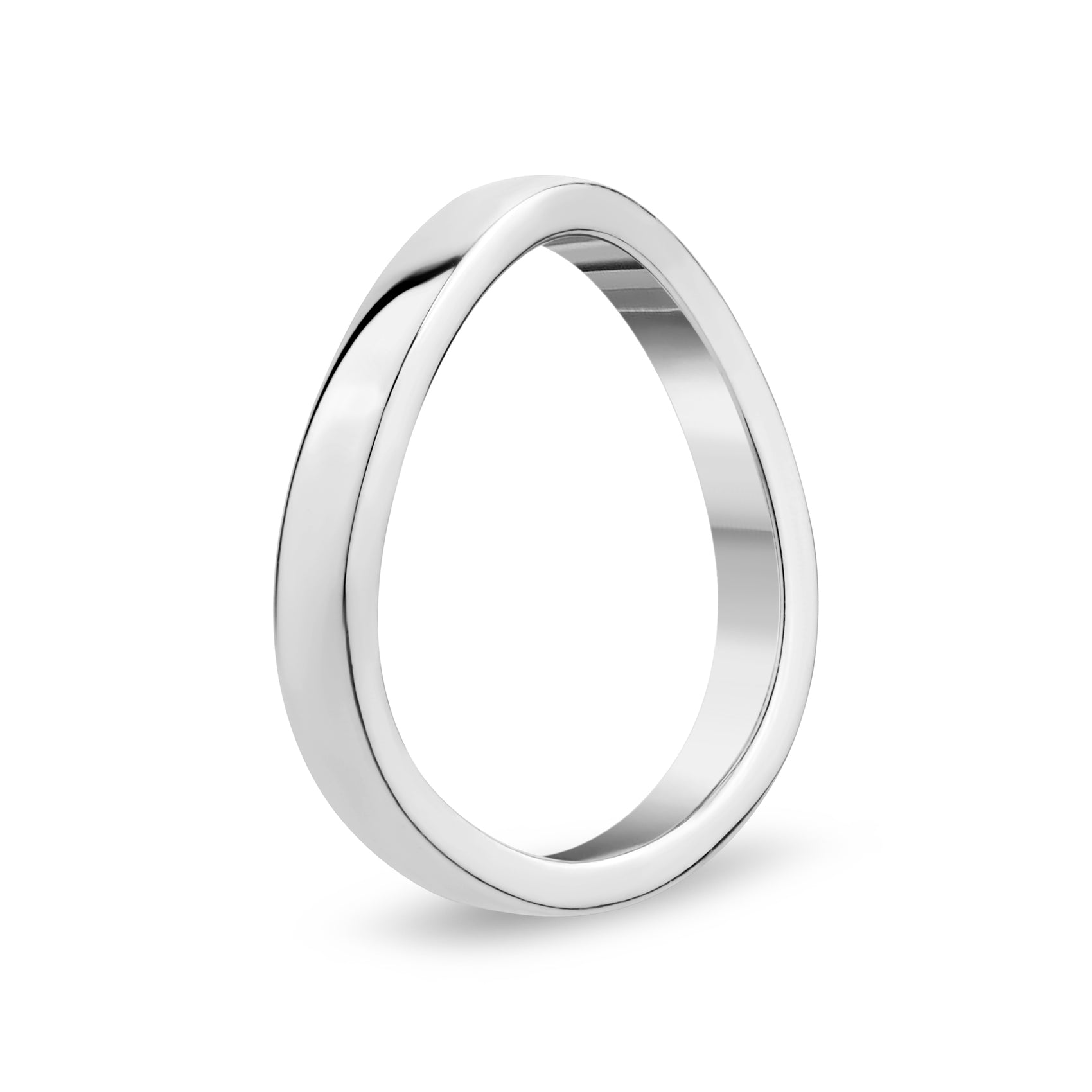 Minimal Wave Band - Women Ring - The Steel Shop