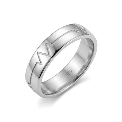 Heartbeat Matching Couples’ Wedding Bands