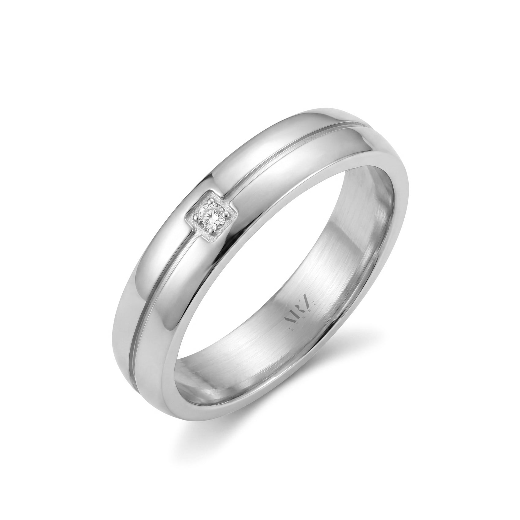 Lab Diamond Matching Couples’ Wedding Bands