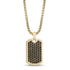 Iced Out Dog Tag - Men Pendant - The Steel Shop