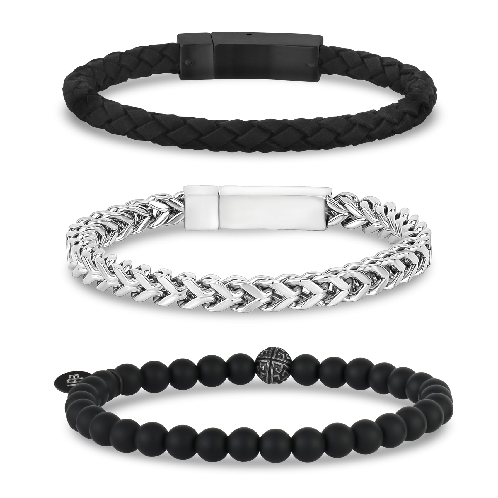 The Dark Knight Stack | 6MM - Bracelet Stacks - The Steel Shop