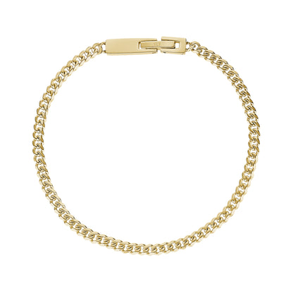 3.5mm Engravable Cuban Link Bracelet - Unisex Steel Bracelet - The Steel Shop