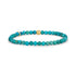 Turquoise Bead Bracelet | 4MM - Unisex Bead Bracelet - The Steel Shop